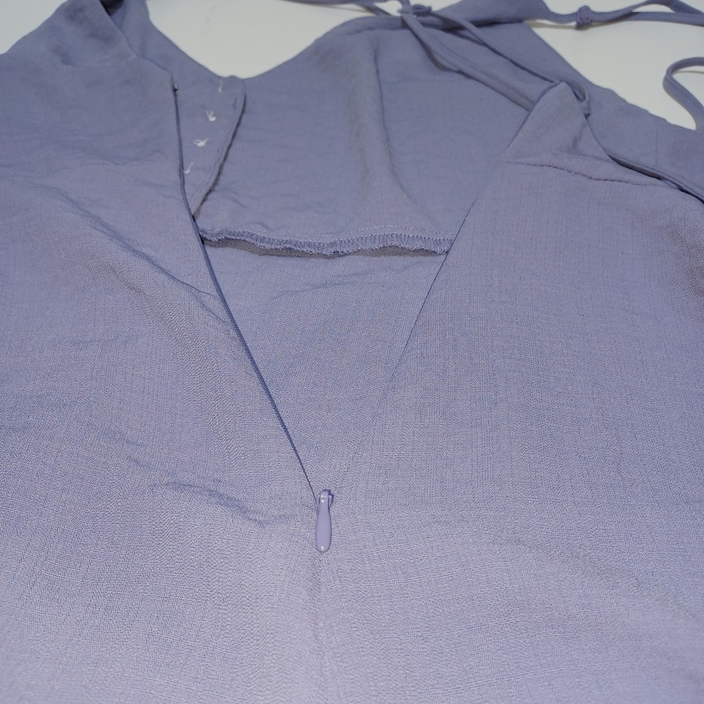 Urban Outfitters Womens M Mini Slip Dress Lavender Y2K Coquette Babydoll NWT - Picture 7 of 9